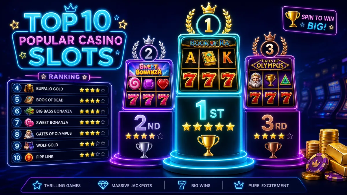Топ 10 популярных слотов в LuckyBear Casino на январь 2024