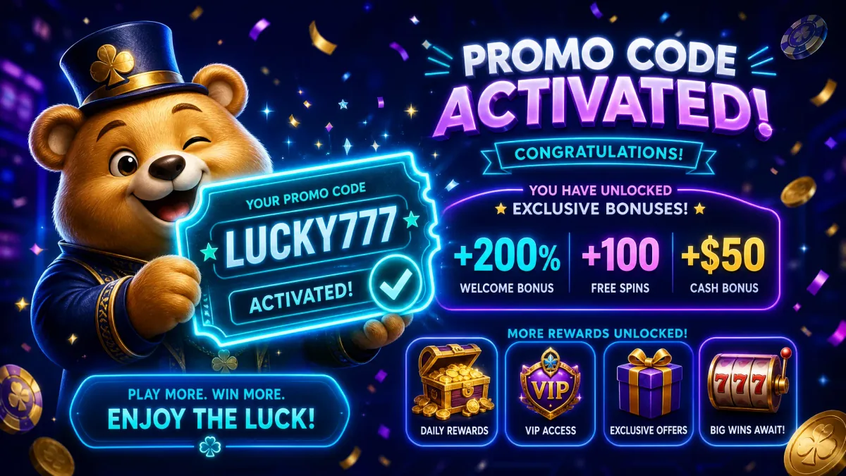 Как активировать промокод LuckyBear и получить максимум бонусов